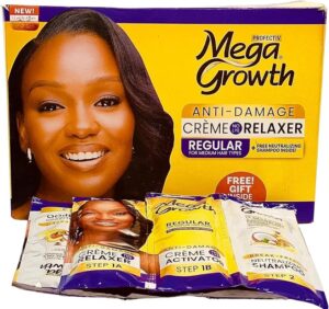 Mega Growth Profectiv Anti-Damage No‑Lye Creme Relaxer – Regular Strength